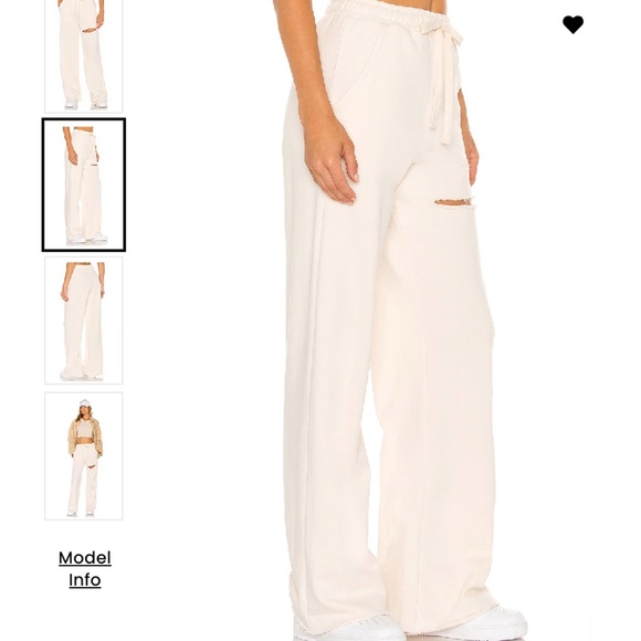 LOVERS + FRIENDS Lara Pant, Color Ivory Sand, Size XXS - Picture 6 of 8